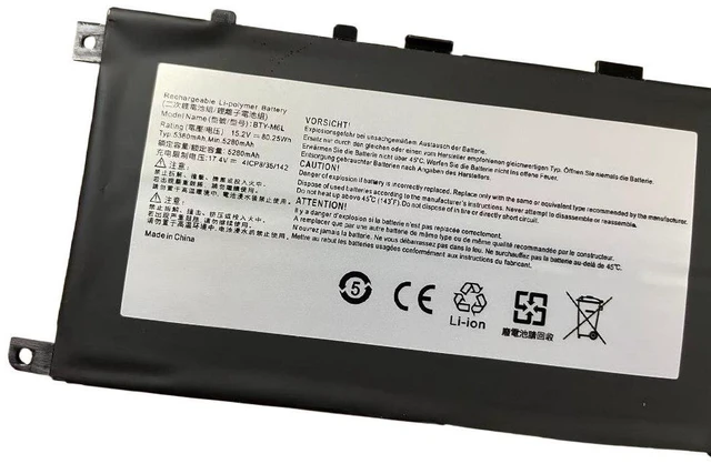 Alt view image 3 of 3 - BTY-M6L 15.2V 80Wh 4-Cell Battery for MSI GS65/GS75 Stealth & P65/P75 Creator MS-16Q2/MS-16Q3 2-Year Warranty
