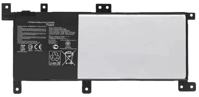 Main image of Battery for ASUS V556U X556U X556UA/UB/UF/UJ/UQ/UR/UV Series, C21N1509, 11.4V 48Wh, High Capacity, 1-Year Warranty