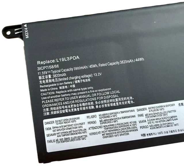 Alt view image 3 of 3 - Battery for Lenovo K4E-ARE K4E-ITL E4-ITL E5-ITL L19L3PDA L19M3PDA 11.4V 45Wh/48Wh Laptop Battery High Capacity, Fast Shipping, 12-Month Warranty