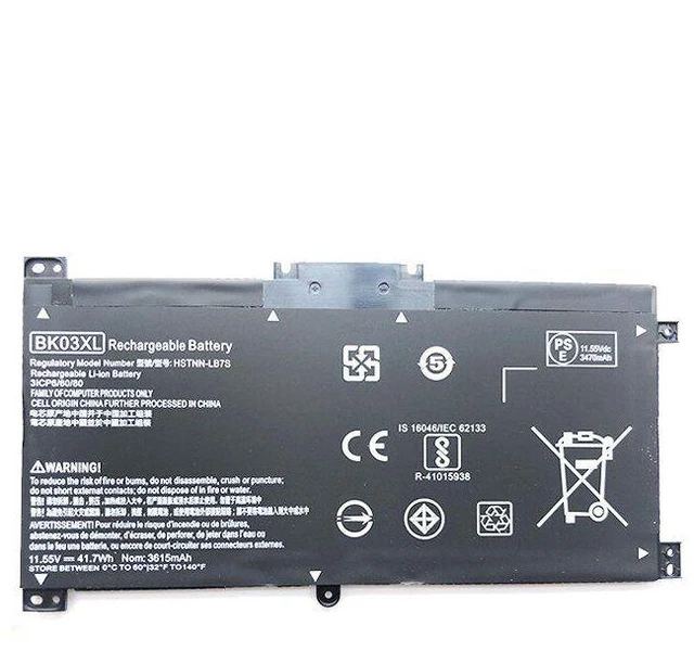 Main image of Laptop Battery for HP Pavilion X360 14-BA033TX TPN-W125 BK03XL 11.55V 41.7Wh Compatible with HSTNN-LB7A, HSTNN-IB7A, TPN-W125 12-Month Warranty