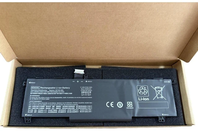 Alt view image 2 of 3 - Battery for HP TPN-Q278 HSTNN-OB1R L84394-005 SD03XL 11.55V 41.7Wh 3670mAh Compatible with HP Pavilion 15-cs2000, 15-da2000 Series 12-Month Warranty
