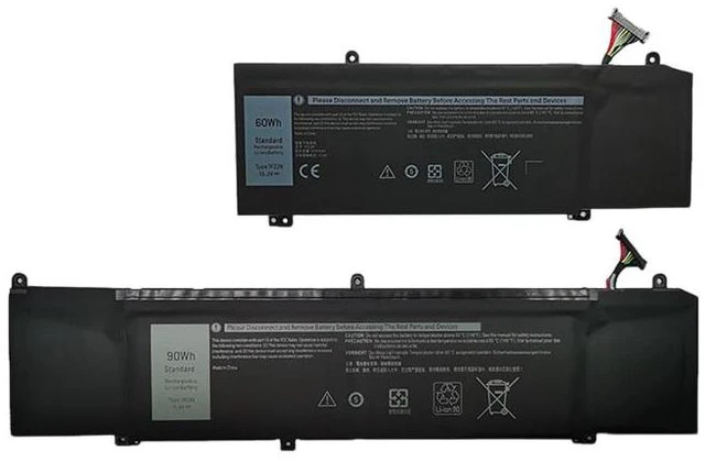 Main image of Battery for Alienware M15 M17 R1 P79F 1F22N XRGXX 11.4V 60Wh, Compatible with Alienware M15 R1/M17 R1 Series, 1-Year Warranty