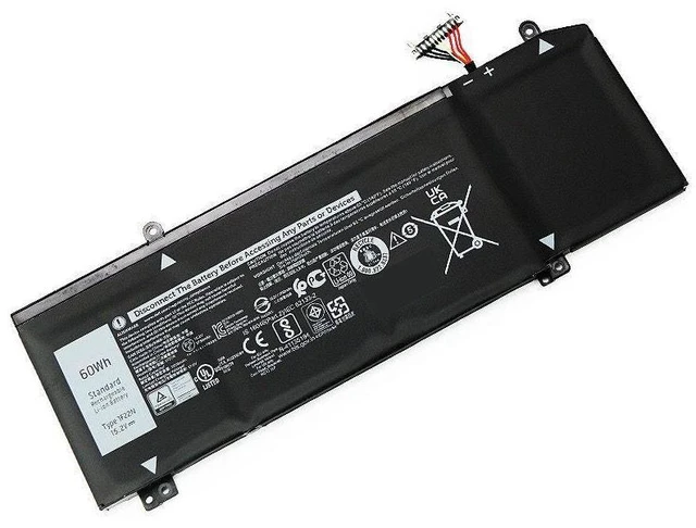 Alt view image 4 of 5 - Battery for Alienware M15 M17 R1 P79F 1F22N XRGXX 11.4V 60Wh, Compatible with Alienware M15 R1/M17 R1 Series, 1-Year Warranty