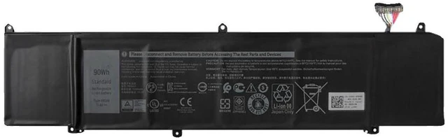 Alt view image 5 of 5 - Battery for Alienware M15 M17 R1 P79F 1F22N XRGXX 11.4V 60Wh, Compatible with Alienware M15 R1/M17 R1 Series, 1-Year Warranty