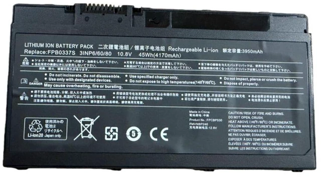 Alt view image 2 of 3 - Laptop Battery for Fujitsu U727 P727 P728, FPB0337S FPCBP530 FMVNBP246, 11.4V 42Wh, High Capacity, 1-Year Warranty