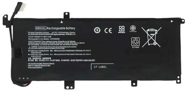 Main image of Battery for HP Envy x360 15t-aq100 aq200 Series, TPN-W119 W120, MB04XL, 11.55V 55Wh, High Capacity, 2-Year Warranty