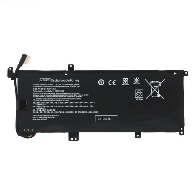 Alt view image 4 of 5 - Battery for HP Envy x360 15t-aq100 aq200 Series, TPN-W119 W120, MB04XL, 11.55V 55Wh, High Capacity, 2-Year Warranty