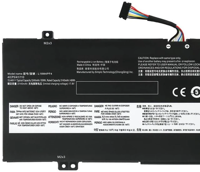 Alt view image 2 of 5 - Battery for Lenovo XiaoXin Air14-2019 L18C4PF3 M4PF3 L18C4 L18M4PF4, 11.55V 45Wh, Compatible with Ideapad S540-14API, High Capacity, 12-Month Warranty