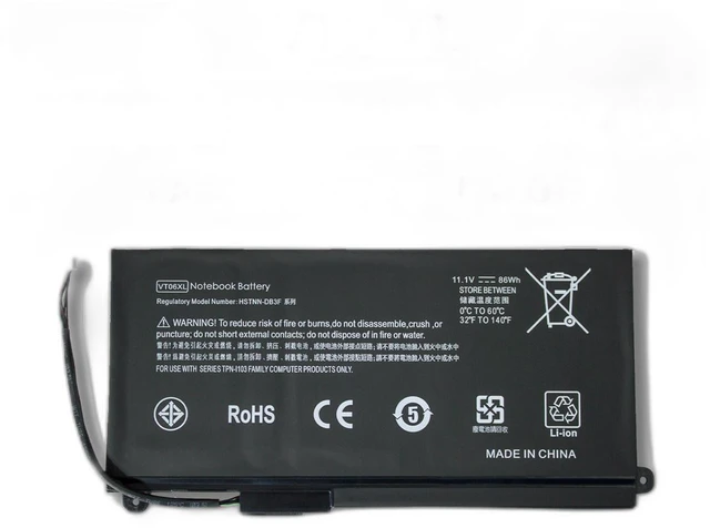Main image of Laptop Battery for HP HSTNN-IB3F VT06XL 657240-151, 11.1V 4400mAh/48Wh, Compatible with HP ProBook 450 G1 470 G1 650 G1 670 G1 Series, 1-Year Warranty