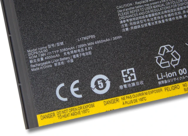 Alt view image 2 of 3 - Battery for Lenovo IdeaPad 330-14IKB/14ARR, Yangtian V330-14IKB/14ARR, Zhaoyang K43C-80, L17M2PB5, 11.4V 42Wh, 2-Cell, 1-Year Warranty
