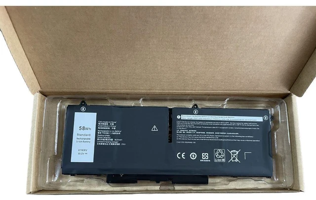 Alt view image 2 of 3 - Battery for Dell Latitude 14-7430 15-7530 Series 07KRV H4PVC, 11.4V 54Wh, High Capacity, 1-Year Warranty