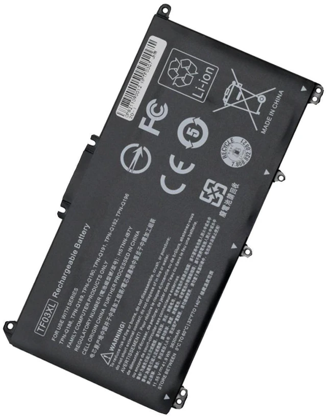 Alt view image 5 of 5 - Laptop Battery for HP TF03XL TPN-C131 Q188 Q189 Q191 14-bf048TX 11.55V 41.7Wh Li-ion