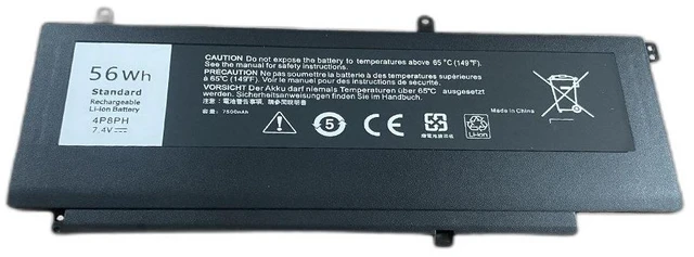 Main image of Battery for Dell Inspiron 15-7547 7548 7347 P41F 4P8PH 11.4V 43Wh Li-ion, Compatible with 0C6R7H C6R7H 0V9Y6R V9Y6R, 2-Year Warranty