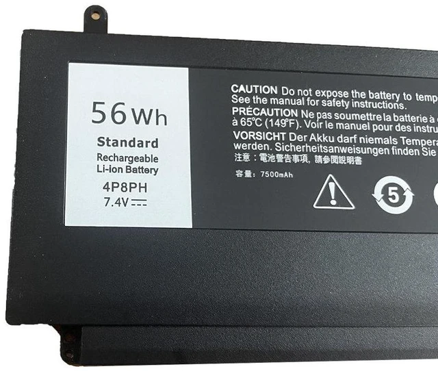 Alt view image 3 of 3 - Battery for Dell Inspiron 15-7547 7548 7347 P41F 4P8PH 11.4V 43Wh Li-ion, Compatible with 0C6R7H C6R7H 0V9Y6R V9Y6R, 2-Year Warranty