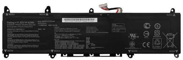 Alt view image 5 of 5 - Battery for ASUS ADOL13U ADOL13F S330FA S330UA C31N1806, 11.55V 42Wh, Compatible with VivoBook S13 Series, 2-Year Warranty