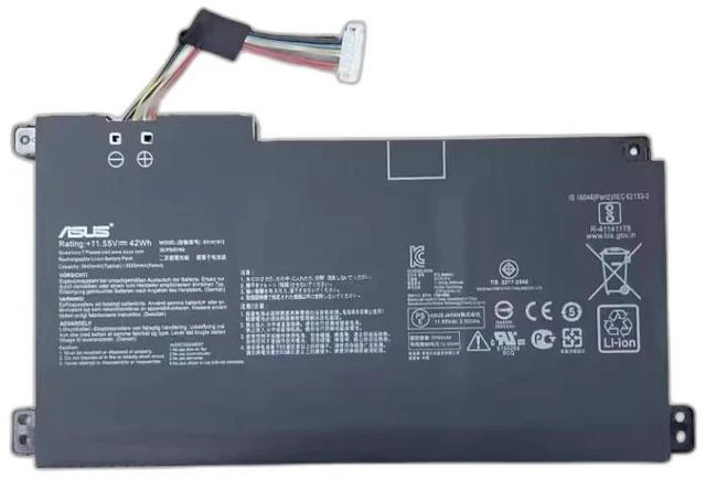 Alt view image 5 of 5 - Battery for ASUS E410M E410MA E510M E510MA L410MA Series 11.55V 42Wh C31N1912 B31N1912 High Capacity, 2-Year Warranty