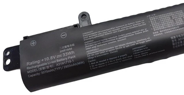 Alt view image 3 of 3 - Laptop Battery for ASUS A31N1719, X407UA, X507LA, X407MA, X507UB 11.55V 38Wh, High Capacity, 12-Month Warranty