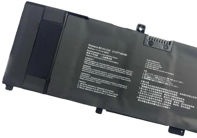 Alt view image 3 of 3 - Battery for ASUS U3000U U4000U U4000UQ UX410UQK RX410U B31N1535 11.4V 48Wh Li-ion, High Capacity, 2-Year Warranty