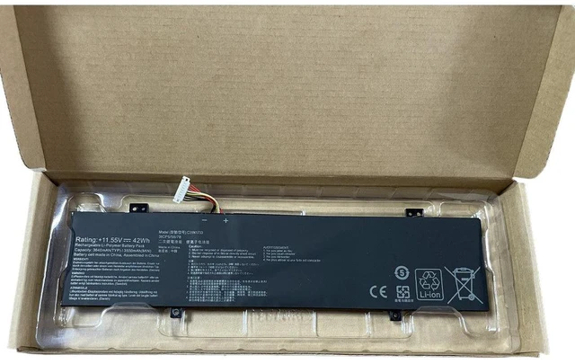 Alt view image 2 of 3 - Battery for ASUS SF4100F C31N1733 TP412U TP412UA TP412FA 11.55V 42Wh, High Capacity, 1-Year Warranty