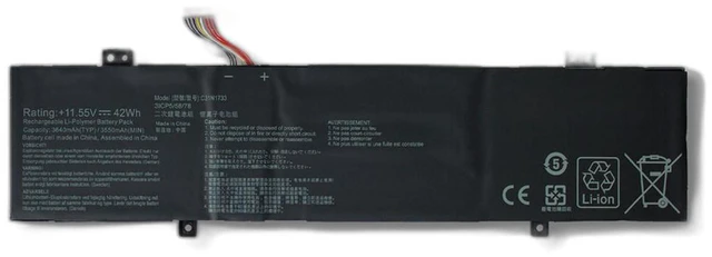 Main image of Battery for ASUS SF4100F C31N1733 TP412U TP412UA TP412FA 11.55V 42Wh, High Capacity, 1-Year Warranty