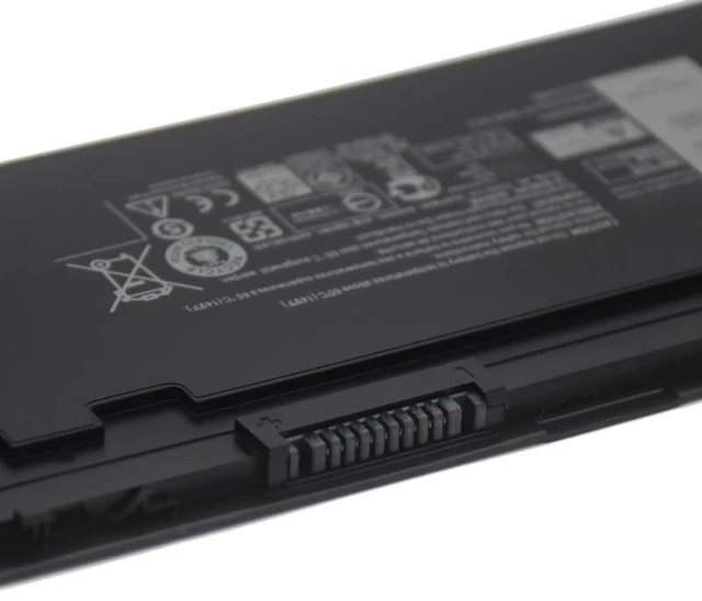 Alt view image 3 of 5 - Battery for Dell Latitude E7240 E7250 E7450, 11.4V 58Wh WD52H P22S, High Capacity, 1-Year Warranty