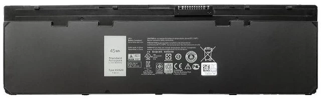 Alt view image 5 of 5 - Battery for Dell Latitude E7240 E7250 E7450, 11.4V 58Wh WD52H P22S, High Capacity, 1-Year Warranty