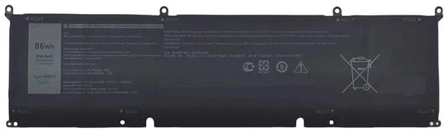 Main image of Battery for Dell XPS 15 9500 9510 9520 Inspiron 7510 7610 8FCTC 69KF2 15.2V 56Wh/86Wh High Capacity Laptop Battery