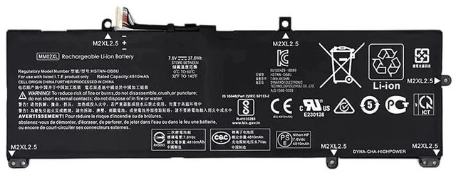 Main image of Laptop Battery for HP Pavilion 13-an0001TU an1017TU TPN-Q214 MM02XL 11.55V 43Wh Li-ion, Compatible with HSTNN-LB9P, HSTNN-IB9P, 922692-421, 922692-001, 1-Year Warranty