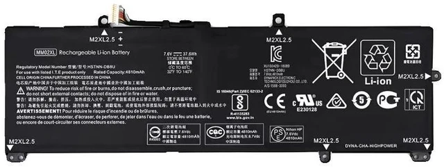 Alt view image 5 of 5 - Laptop Battery for HP Pavilion 13-an0001TU an1017TU TPN-Q214 MM02XL 11.55V 43Wh Li-ion, Compatible with HSTNN-LB9P, HSTNN-IB9P, 922692-421, 922692-001, 1-Year Warranty