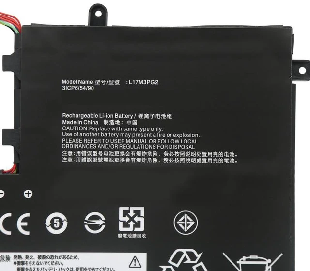 Alt view image 3 of 5 - Battery for Lenovo Legion L17M3PG1 L17M3PG2 L17M3PG3 L17C3PG1 L17C3PG2 L17L3PG1 L17L3PG2 15.4V 4500mAh 69Wh High Capacity, Fast Shipping, 12-Month Warranty