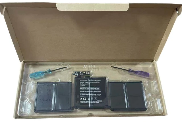 Alt view image 3 of 3 - Battery for MacBook Pro 13" A2289 A2159 A2338 A2171, 58.2Wh 11.36V Li-ion Laptop Battery, Compatible with 2020 2019 2018 Models, High Capacity, 1-Year Warranty