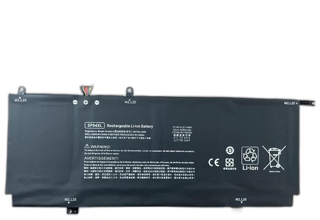 Main image of Battery for HP Spectre x360 13 HSTNN-IB8R TPN-Q185 SP04XL 11.55V 60Wh, Compatible with HSTNN-LB8R, HSTNN-DB8R, TPN-Q185, SP04XL, SP04XL001, 2-Year Warranty