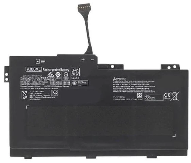 Main image of Battery for HP ZBook 17 G3 AI06XL, HSTNN-LB6X, C86C, 808451-002 11.4V 90Wh High Capacity & Long Life 12-Month Warranty