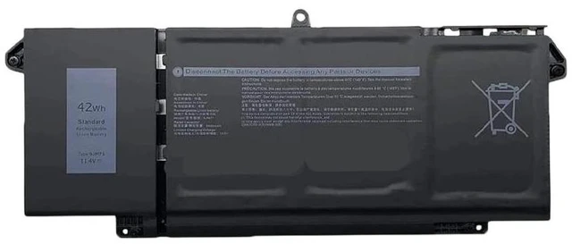 Main image of Battery for Dell Latitude 5320 7520 7320 7420 9JM71 7FMXV 42Wh 11.4V Li-ion High Capacity, 1-Year Warranty