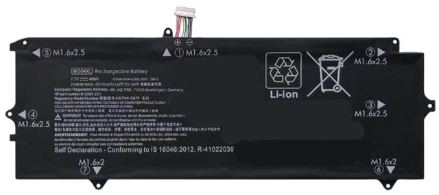 Main image of New Battery for HP Elite x2 1012 G1 MG04XL HSTNN-DB7F 7.7V 47Wh Li-ion Laptop Battery (2-Year Warranty)