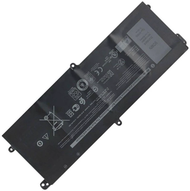 Alt view image 2 of 4 - New Battery for Dell Alienware Area-51m R1 R2 ALWA51M P38E DT9XG 15.2V 68Wh 6-Cell Li-ion, Compatible with 0DT9XG, 0P38E, High Capacity, 12-Month Warranty