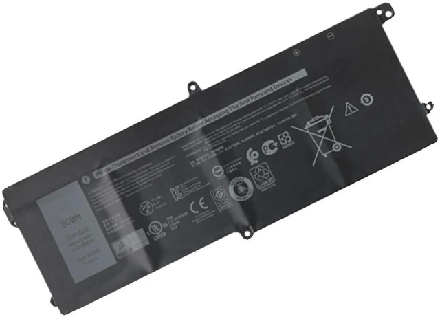 Alt view image 4 of 4 - New Battery for Dell Alienware Area-51m R1 R2 ALWA51M P38E DT9XG 15.2V 68Wh 6-Cell Li-ion, Compatible with 0DT9XG, 0P38E, High Capacity, 12-Month Warranty