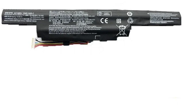Main image of Laptop Battery for Acer Aspire E15 E5-575G-53VG, E5-575, E5-575G Series, AS16B5J, AS16B8J, 11.4V 36Wh 2520mAh, 1-Year Warranty