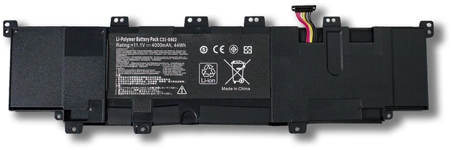 Alt view image 2 of 3 - Battery for ASUS VivoBook S300 S300C S400 C31-X402 11.1V 4400mAh 48Wh, Compatible with C31N1402 C31-X402 Series, 12-Month Warranty