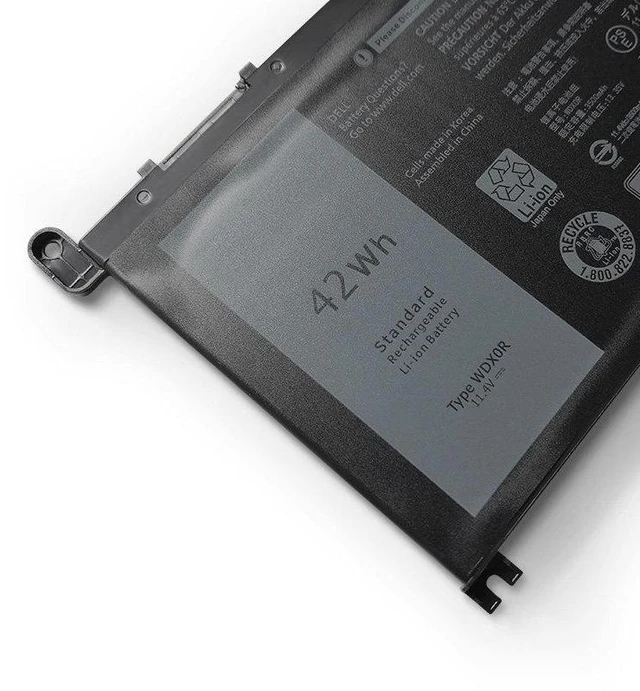 Alt view image 2 of 5 - Battery for Dell Inspiron 5368 5378 5468 5567 7368 7460 7560 7572 15.2V 42Wh WDXOR Compatible High Capacity, 12-Month Warranty