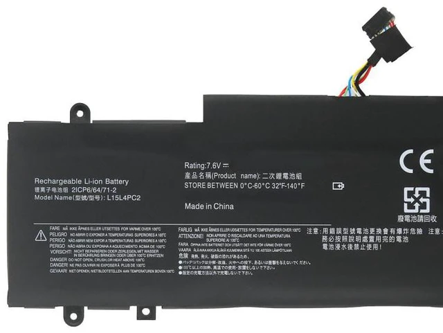 Alt view image 3 of 3 - Battery for Lenovo Yoga 710-14ISK / 14IKB L15M4PC2 L15L4PC2 7.6V 48Wh High Capacity, Compatible with L15S4PC2 L15C4PC2 L15D4PC2, 12-Month Warranty