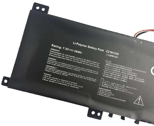 Alt view image 2 of 3 - Laptop Battery for ASUS C21N1335, Compatible with R451L S451L S451LA V451L V451LB V451LN Series, 11.4V 44Wh, High Capacity, CE/RoHS Certified, 12-Month Warranty