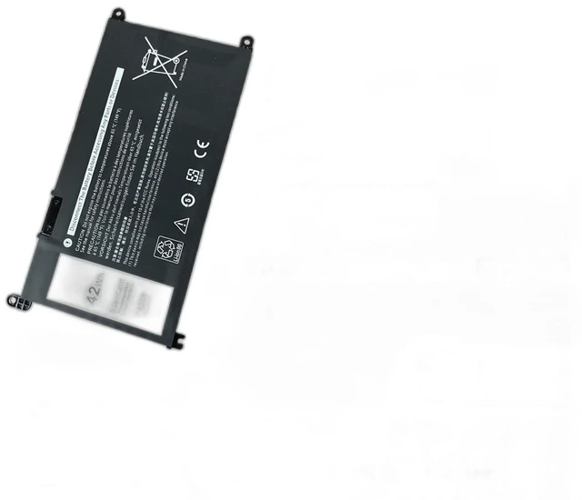 Main image of Laptop Battery for Dell 3400 5488 5493 5593 YRDD6 P90F 11.4V 40Wh 3-Cell Li-ion Battery High Capacity, CE/RoHS Certified, 12-Month Warranty