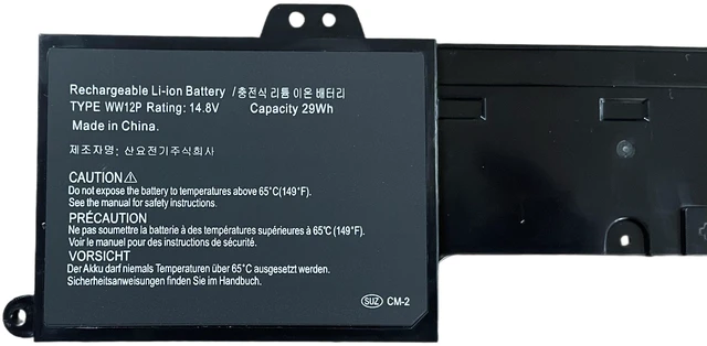 Alt view image 3 of 3 - Laptop Battery for Dell DUO 1090, WW12P, TR2F1, 9YXN1 11.1V 4400mAh, High Capacity, 12-Month Warranty