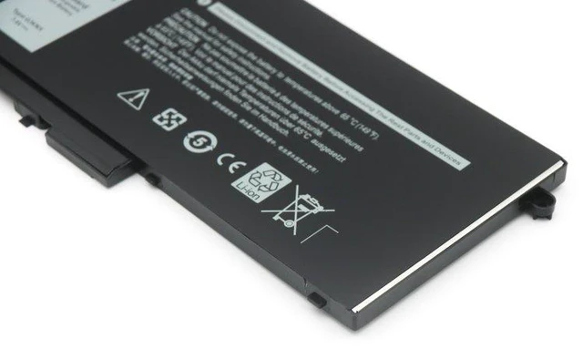 Alt view image 3 of 5 - Battery for Dell Latitude 5280 5285 5290 5480 5490 P27S GJKNX 93FTF 11.4V 60Wh, Compatible with 0GJKNX 093FTF, 1-Year Warranty