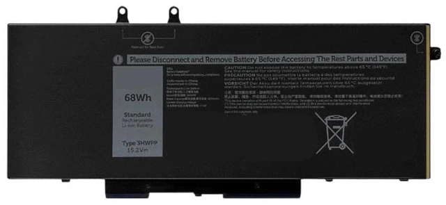 Main image of Battery for Dell Latitude 5401 5410 3541 3551 3HWPP 4GVMP 11.4V 68Wh 6000mAh, High Capacity, 2-Year Warranty