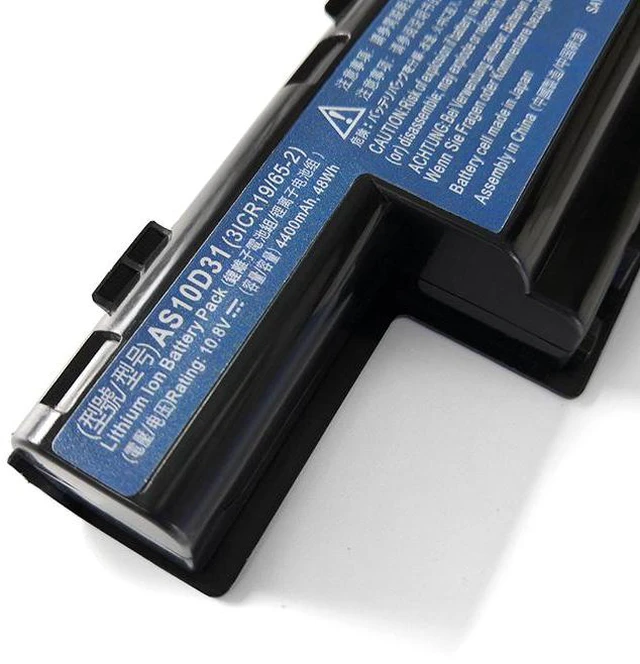 Alt view image 2 of 5 - AS10D31 AS10D41 AS10D51 AS10D61 AS10D71 AS10D73 AS10D75 AS10D81 11.1V 48Wh 6-Cell Battery for Acer Aspire E1-531/E1-571/V3-571G