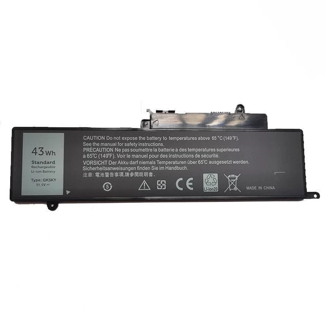 Main image of Battery for Dell Inspiron 11-3147 3148 13-7348 Series 11.4V 43Wh GK5KY, Compatible with 0GK5KY, T6F6R, 4CRH3 12-Month Warranty