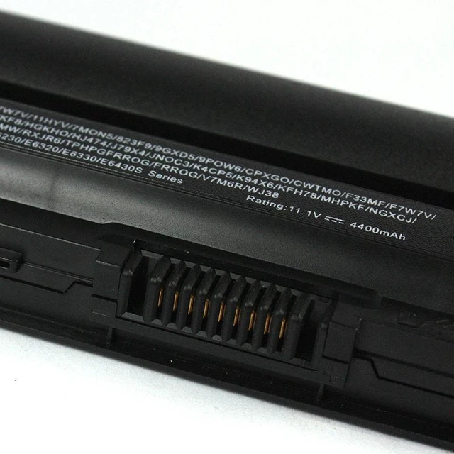 Alt view image 3 of 5 - Battery for Dell Latitude E6230 E6220 E6320 E6330 E6430s E6120 11.1V 5200mAh 6-Cell RFJMW Compatible, 1-Year Warranty