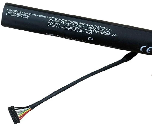 Alt view image 3 of 3 - Laptop Battery for Lenovo Ideapad 100-15iby B50-10 L14C3A01/S3A01, 14.8V 2200mAh, Compatible with L14M3A01 L14S3A01, 12-Month Warranty